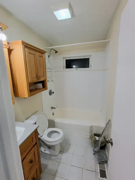 Full bath with tub and shower